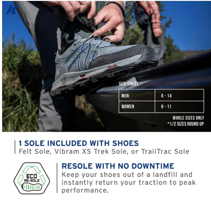 Korkers All Axis Shoe (with interchangeable XS Trek Sole) - Image 4
