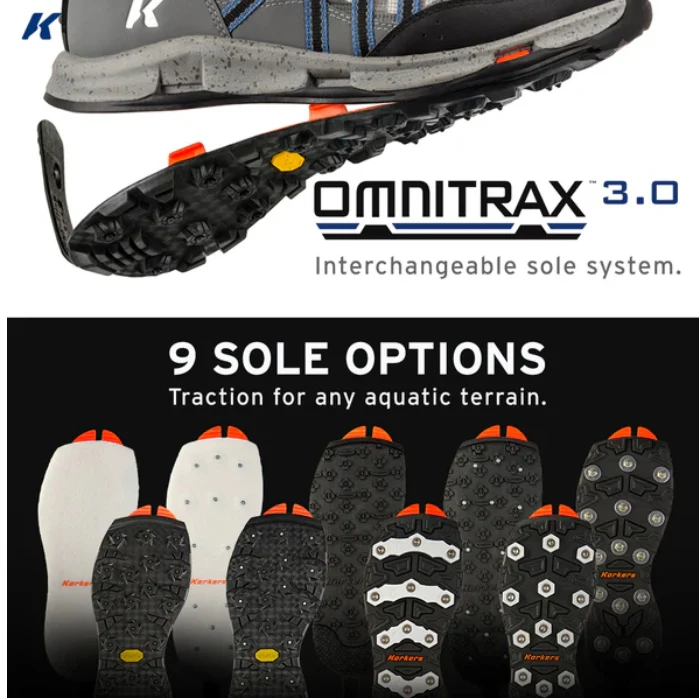 Korkers All Axis Shoe (with interchangeable XS Trek Sole) - Image 5