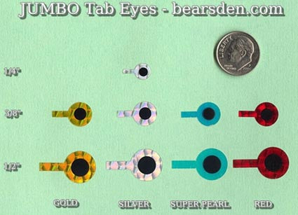 Flat Stick On Tab Eyes - Image 2