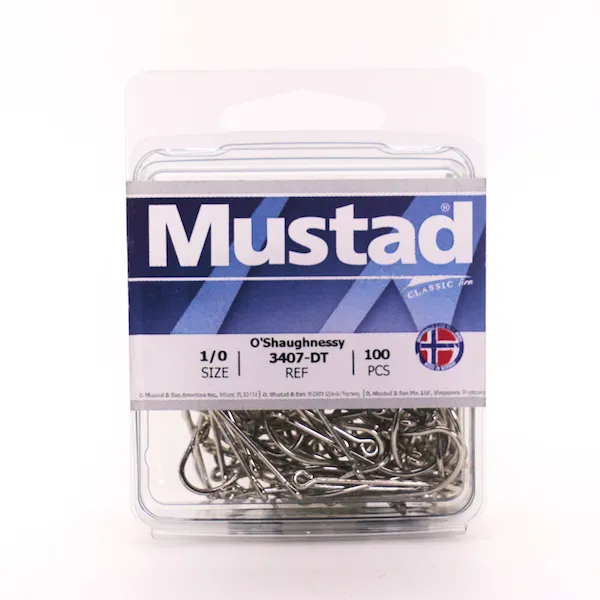 Mustad 3407DT Classic O'Shaughnessy Duratin Hook - Image 2